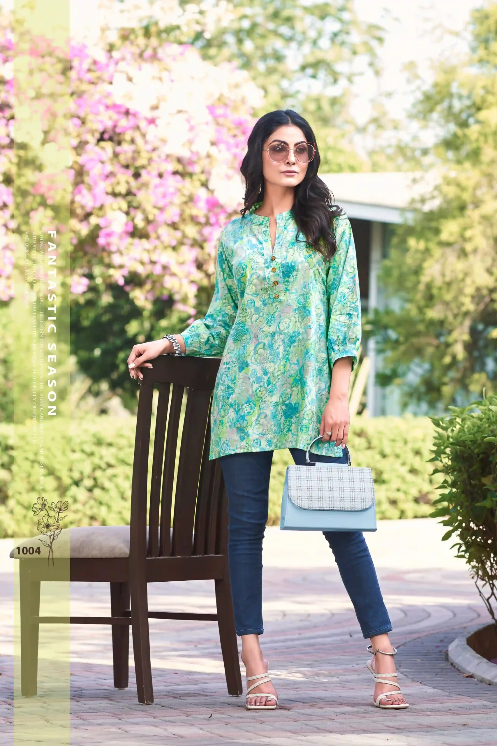 Tips & Tops Cotton Shorties Vol 05 Premium Cotton Wholesale Kurtis Catalog — Wholesale Kurtis, MPA wholesale from Surat - Gallery Image 6
